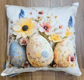 2 Cuscini arredo in cotone misura 45x45 con stampa