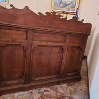 Scrivania stile Inglese fine '800 Noce