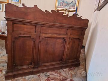 Scrivania stile Inglese fine '800 Noce