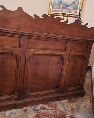 Scrivania stile Inglese fine '800 Noce