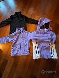 pantalone e giacca da sci con 2 pile