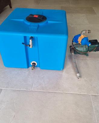 serbatoio acqua 300 litri Giurgola RT 300+ Pompa 