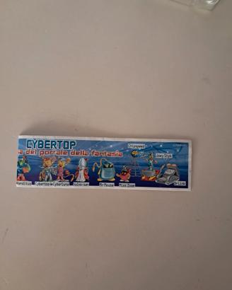 Cartina collezione Kinder Cybertop