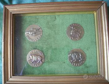 Medaglie quattro stagioni Minguzzi - Brivio