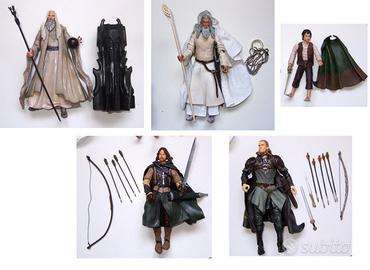 Lotto Action Figures di Signore degli Anelli