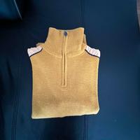 Maglione uomo girocollo zip