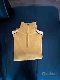 Maglione uomo girocollo zip