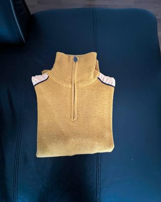 Maglione uomo girocollo zip