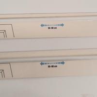 Bacchetta tendina a vetro estensibile a pressione 