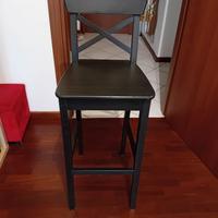 N.2 SGABELLI IN LEGNO