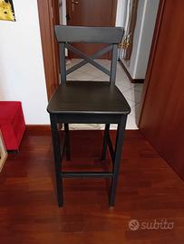 N.2 SGABELLI IN LEGNO