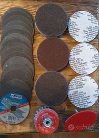 Dischi da taglio +spazzola e dischi abrasivi