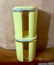 2 vetrinette eleganszia tupperware da 1.5 litri