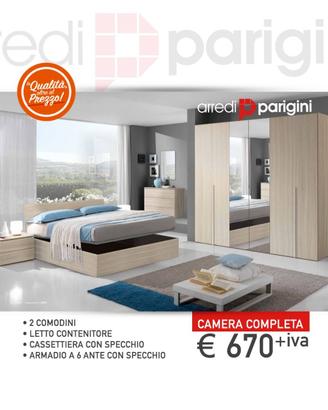 camera - letto contenitore -Promo 304