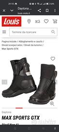 Stivali in pelle moto Daytona Max Sports GTX