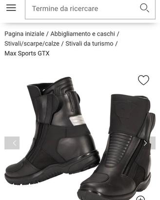Stivali in pelle moto Daytona Max Sports GTX