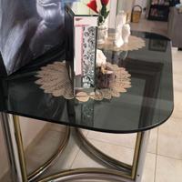 Tavolino in vetro vintage