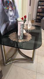 Tavolino in vetro vintage