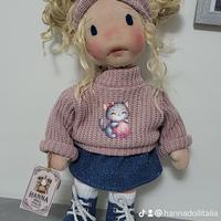 bambola stile Waldorf