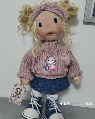 bambola fatta a mano