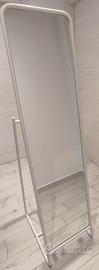 Specchio bianco da terra