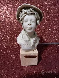 Manifatture M. Richelieu. Scultura busto femminile