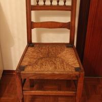 Sedia in legno anni '50