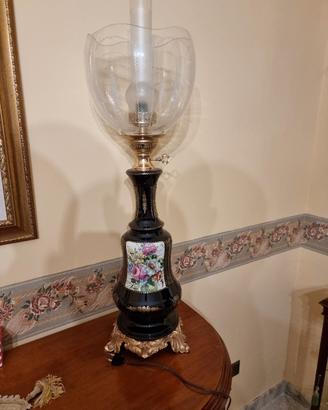 Lampada Vintage Limoges Stile Quinquet