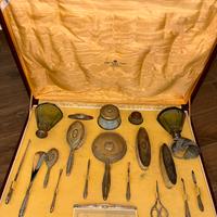 Set Toeletta in argento 800 vintage