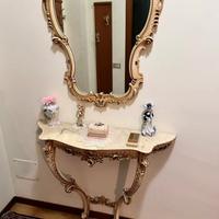 Console con specchio antiquariato