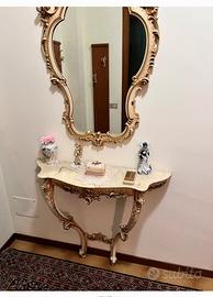 Console con specchio antiquariato