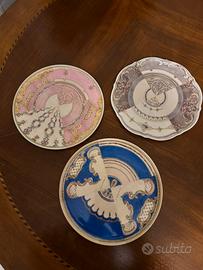 Set 3 piatti antipastiere fantasia Baci Milano