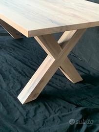 Tavoli e piani in rovere massello