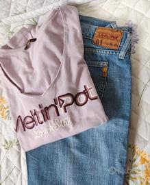 Meltin'pot/ j donna maglia rosa/