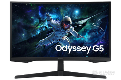 Samsung Monitor Gaming Odyssey G5 Curvo 27 " NUOVO
