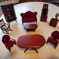 Casa delle bambole - Set di mobili in miniatura