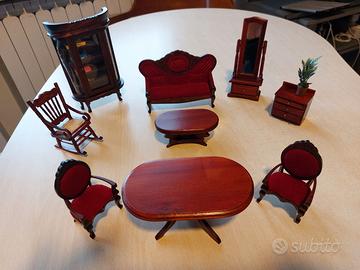 Casa delle bambole - Set di mobili in miniatura
