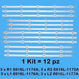 Kit barre strip led Lg 47LN540 47LN5400 47LN5700