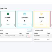Gestionale web per rappresentanti con pannello adm