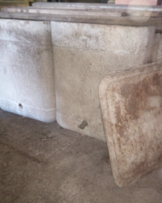 Cisterne/vasche in cemento per raccolta acqua