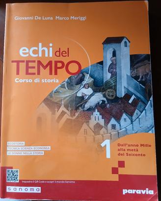 libro scolastico Echi del tempo