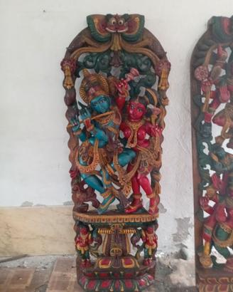 Pannelli Decorativi Indiani Intagliati