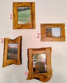 Cornici in legno di ulivo