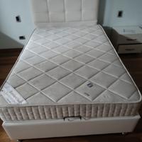 Letto contenitore 1 piazza e mezzo con materasso 