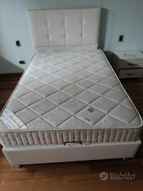 Letto contenitore 1 piazza e mezzo con materasso 
