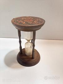 Clessidra vintage in legno 