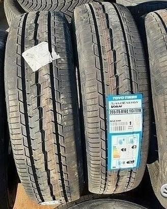 4 gomme nuove 205 75 16c toyo