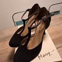 SCARPE SCAMOSCIATE CON CINTURINO MIS. 40