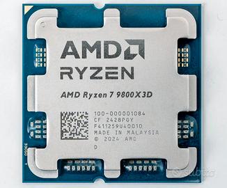 Processore CPU AMD Ryzen 7 9800X3D - Bulk (no scat