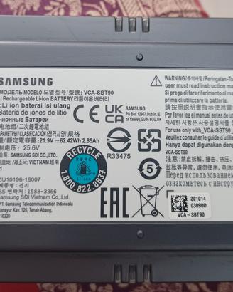 batteria usata Samsung Jet 75
